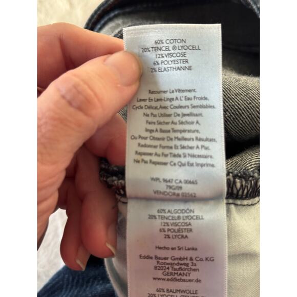 Eddie Bauer Slightly Curvy Skinny Ankle Jeans β Size 14 - Picture 8 of 10
